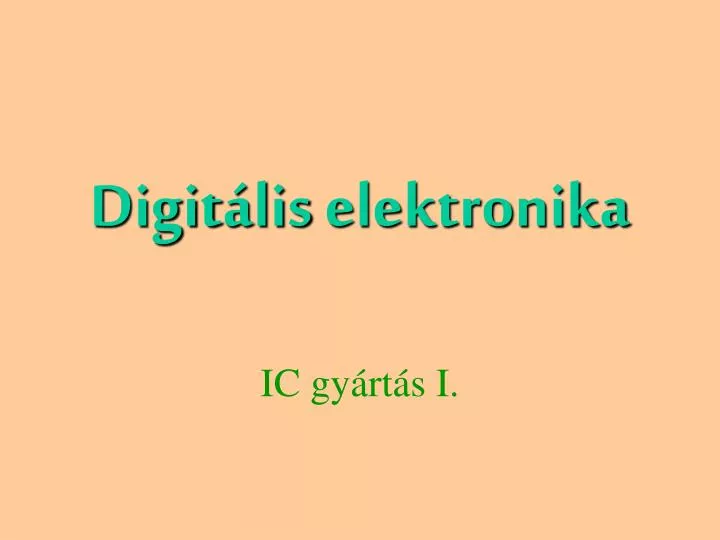 digit lis elektronika