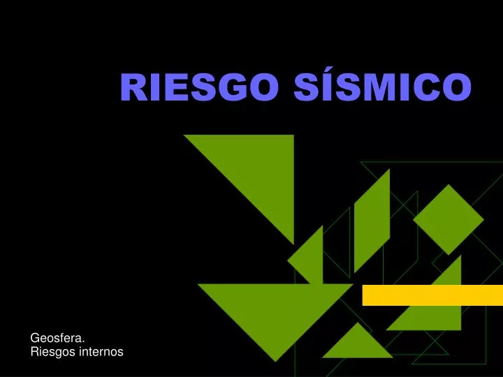 riesgo s smico