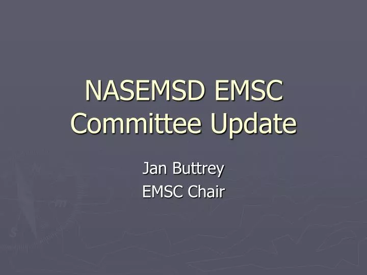 nasemsd emsc committee update