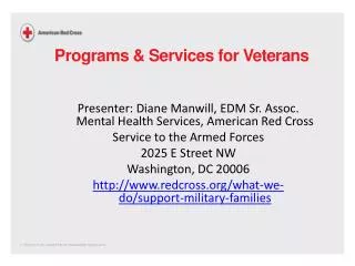 Programs &amp; Services for Veterans