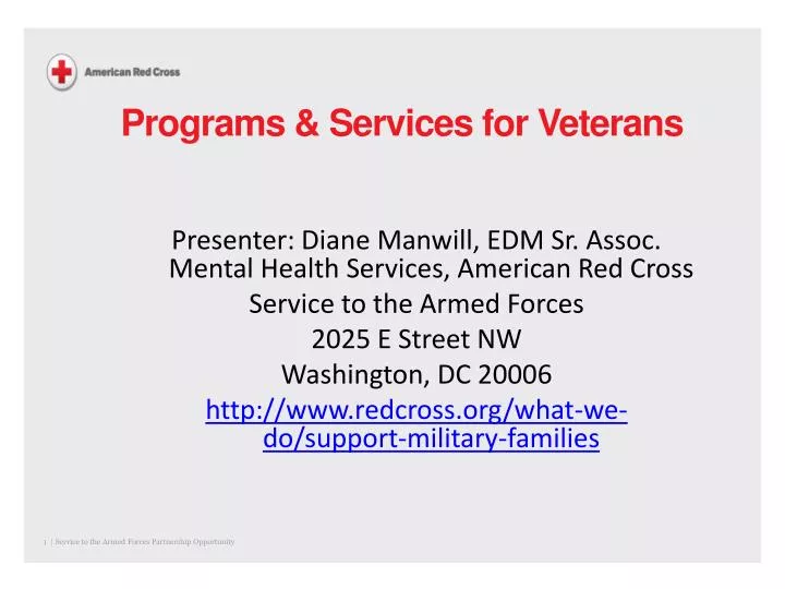 programs services for veterans