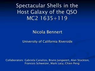 Spectacular Shells in the Host Galaxy of the QSO MC2 1635+119