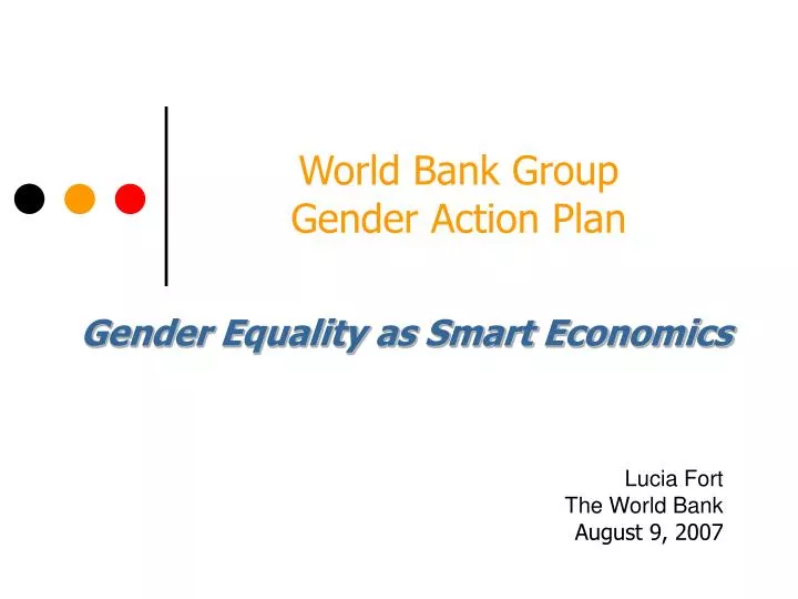 world bank group gender action plan