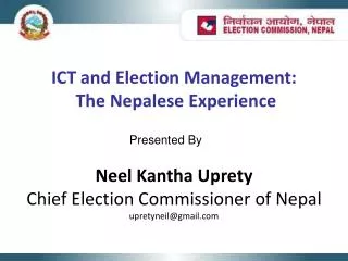 ICT and Election Management: The Nepalese Experience
