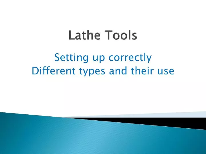 lathe tools