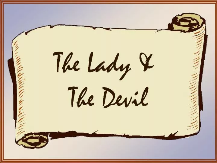 the lady the devil