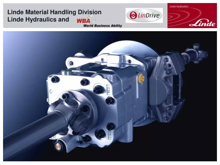 linde material handling division linde hydraulics and
