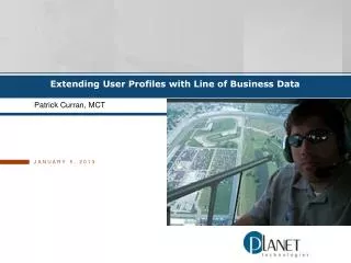 Extending User Profiles with Line of Business Data