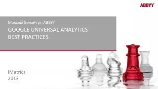 Google Universal Analytics Best Practices