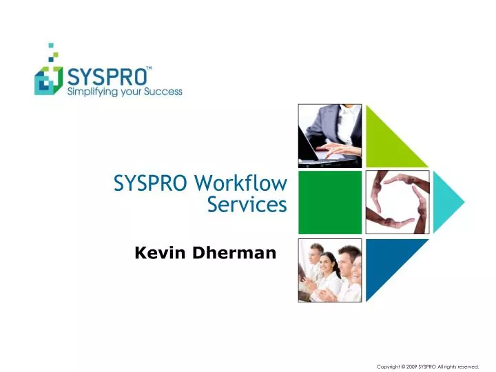 syspro workflow services