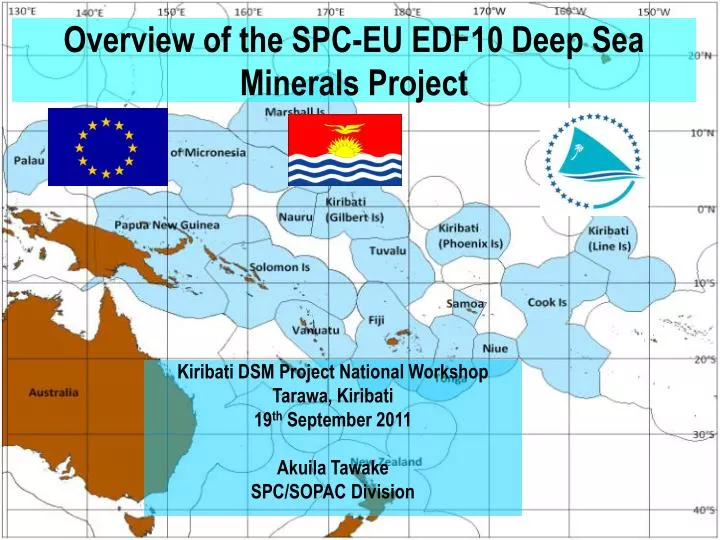 overview of the spc eu edf10 deep sea minerals project