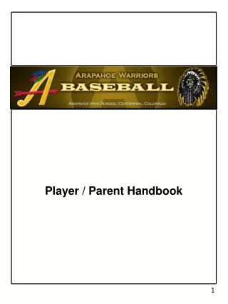 Player / Parent Handbook