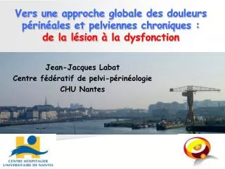 Jean-Jacques Labat Centre fédératif de pelvi-périnéologie CHU Nantes