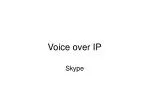 Voice over IP