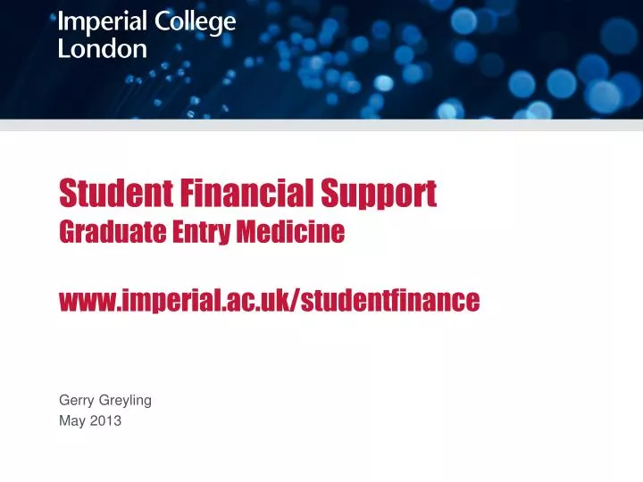 student financial support graduate entry medicine www imperial ac uk studentfinance