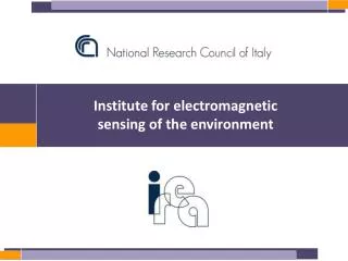 Institute for electromagnetic sensing of the environment