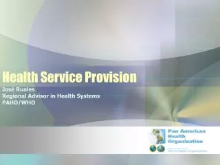Health Service Provision