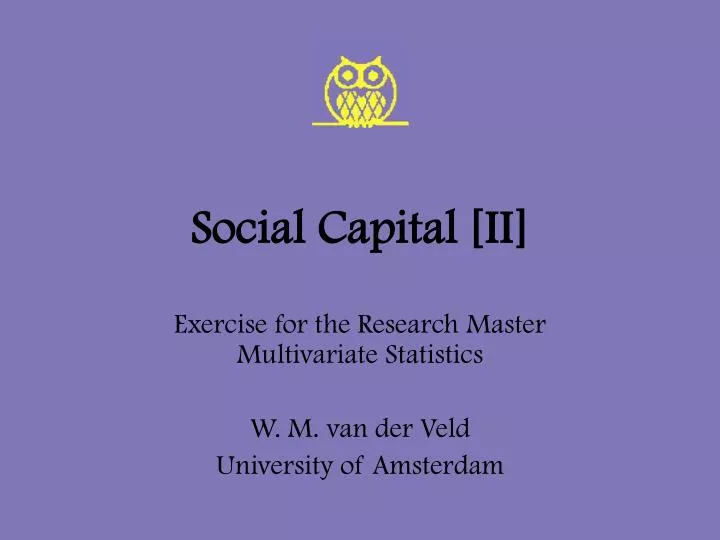 social capital ii