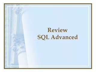 Review SQL Advanced