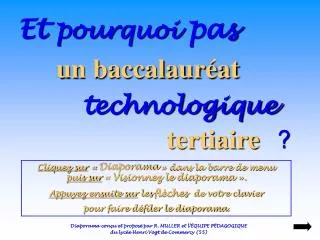 et pourquoi pas
