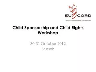 Child Sponsorship and Child Rights Workshop