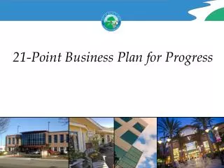 21-Point Business Plan for Progress