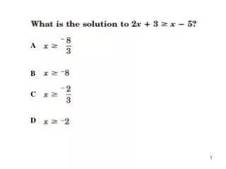 2 equations and inequalities