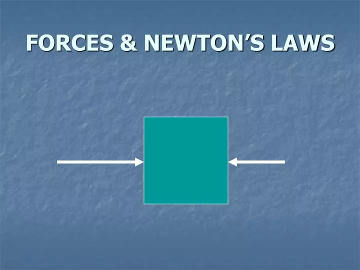 forces newton s laws