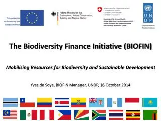 The Biodiversity Finance Initiative (BIOFIN)