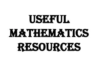 Useful Mathematics Resources