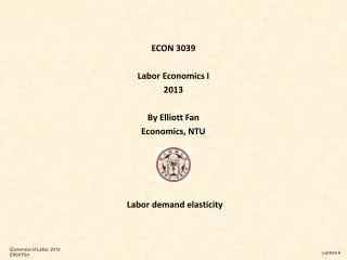 Labor demand elasticity