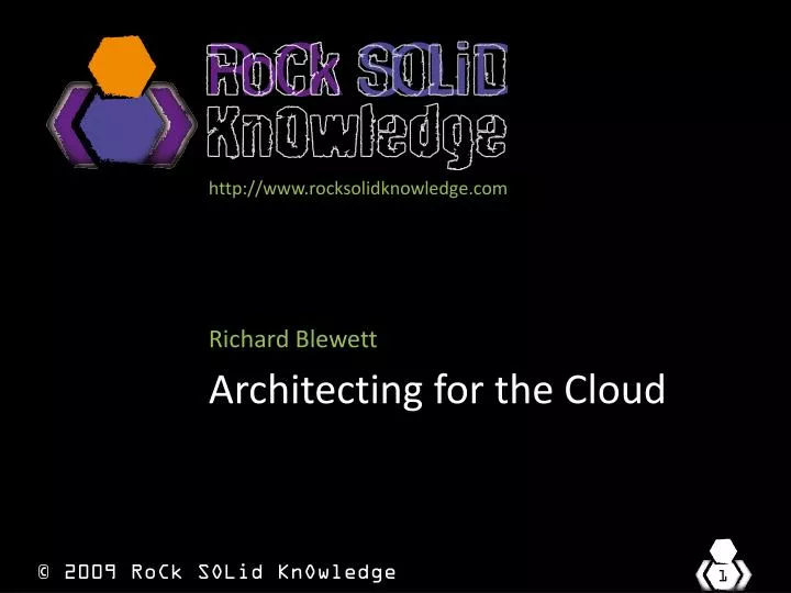 architecting for the cloud