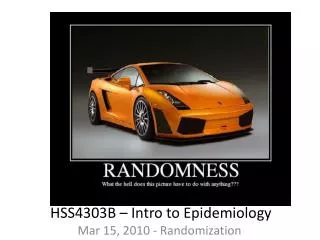HSS4303B – Intro to Epidemiology