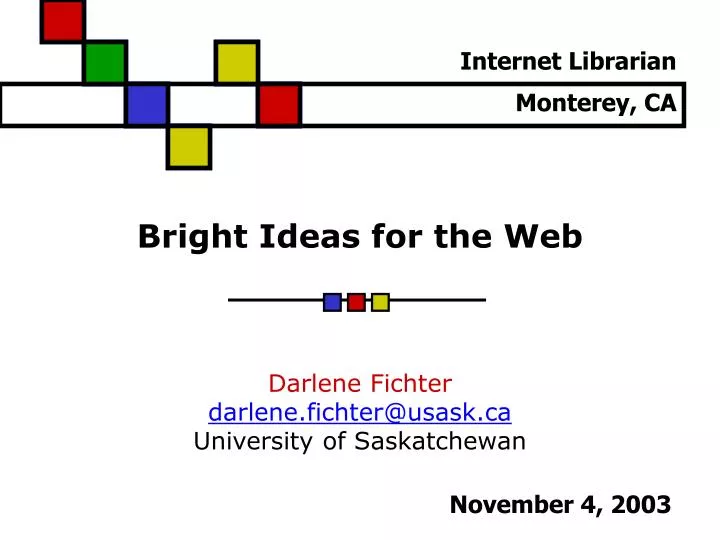 bright ideas for the web