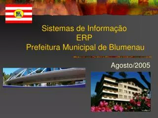 Sistemas de Informação ERP Prefeitura Municipal de Blumenau