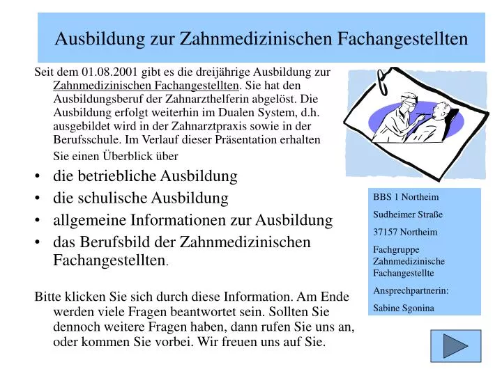 ausbildung zur zahnmedizinischen fachangestellten