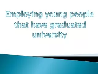 Employing young people