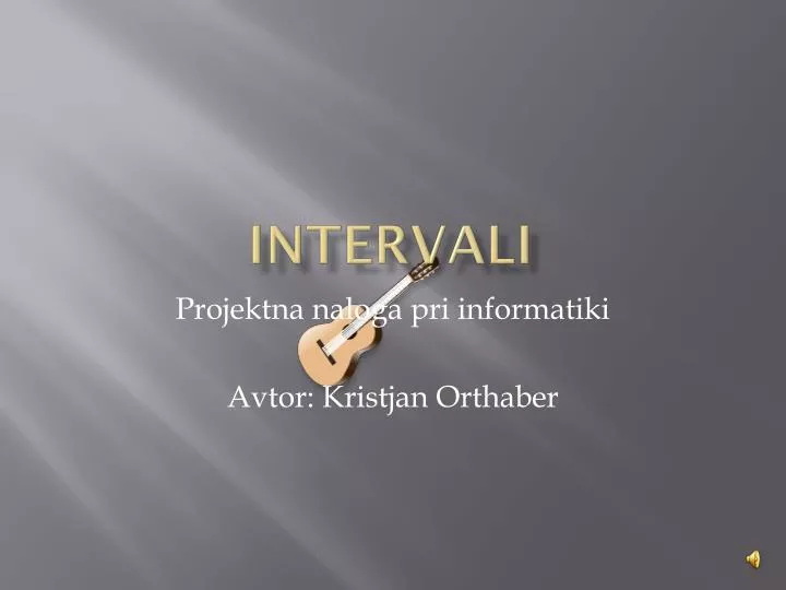 intervali