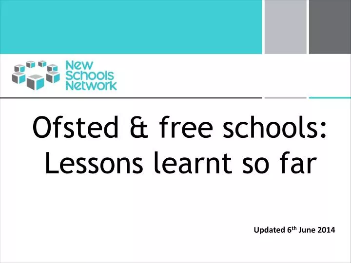 ofsted free schools lessons learnt so far