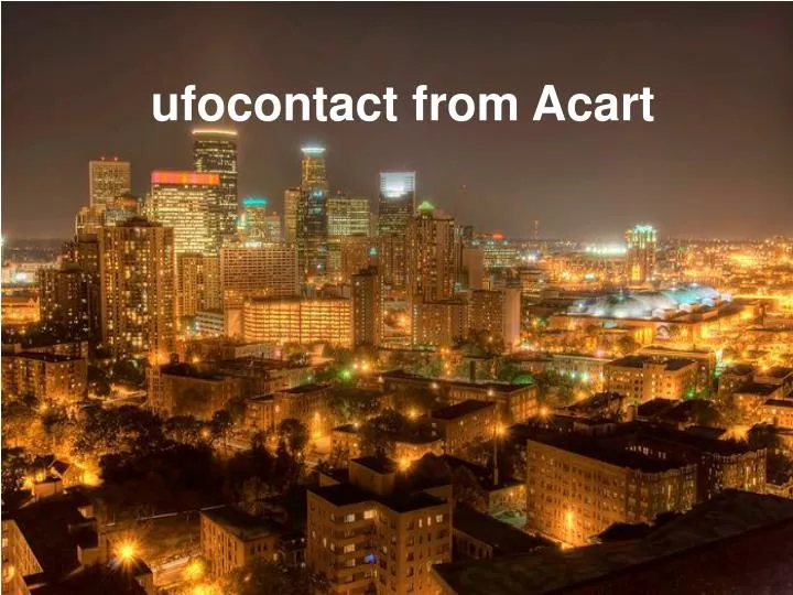 ufocontact from acart
