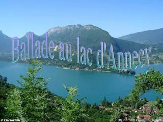 Ballade au lac d'Annecy
