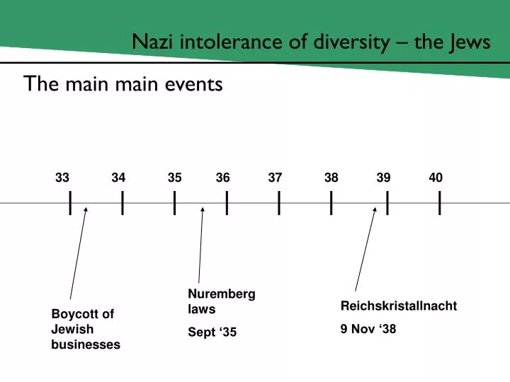 nazi intolerance of diversity the jews