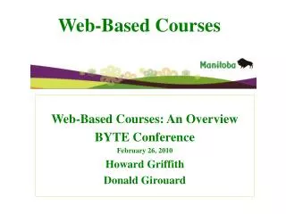 Web-Based Courses