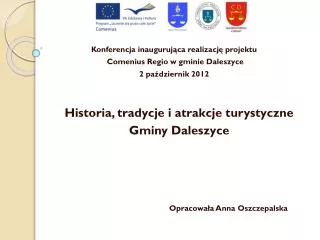 Historia, tradycje i atrakcje turystyczne Gminy Daleszyce
