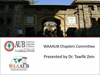 WAAAUB Chapters Committee