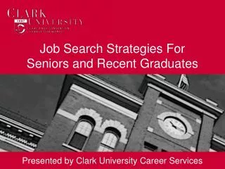 Job Search Strategies For Seniors and Recent Graduates