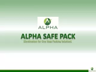 ALPHA SAFE PACK
