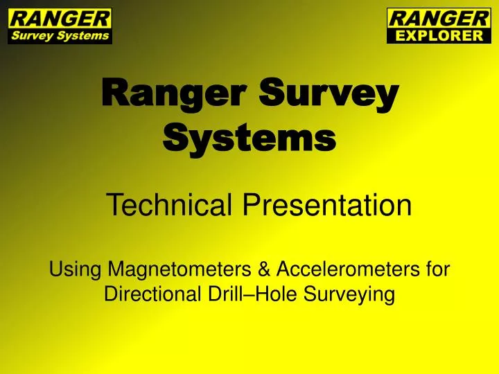 ranger survey systems