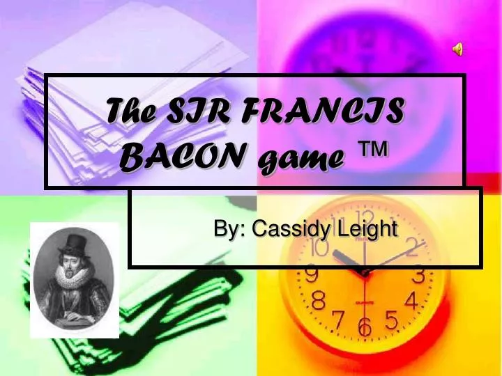 the sir francis bacon game