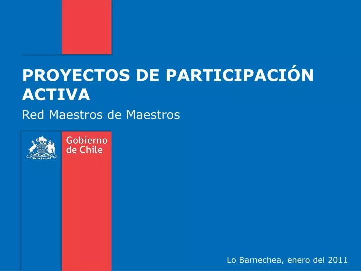 proyectos de participaci n activa